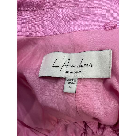 L'Academie 'Linzie' Pink Mini Dress Size M - Picture 4 of 5
